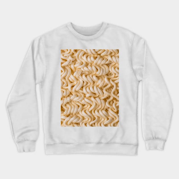 Instant Ramen Noodle Soup Vertical Noodles Photograph Crewneck Sweatshirt by love-fi